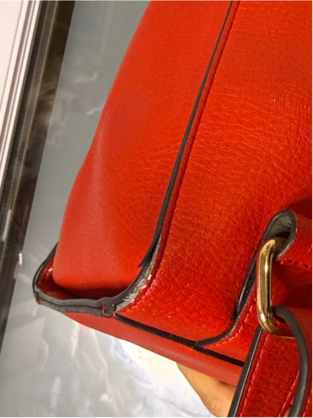 Dune London Red Faux Leather Backpack One Size